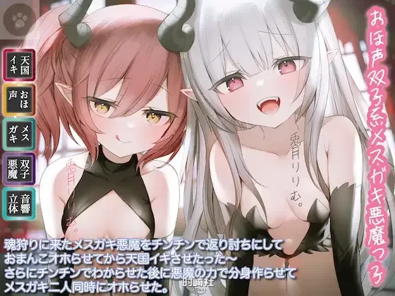 おほ声双子系メスガキ悪魔っ子 loli双子恶魔 环绕音 自购