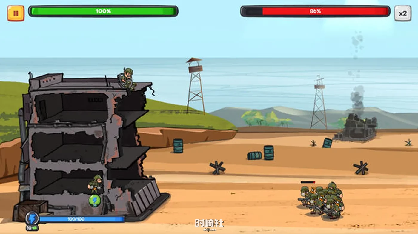 【二战防御塔防游戏】Idle Tower Defence Game ver1.96 安卓汉化修改版 手机游戏 第2张