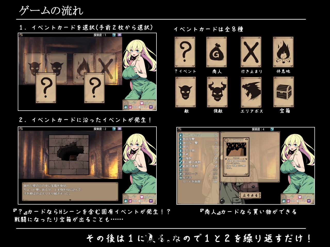【日式RPG】精灵少女莉菲雅与梦幻迷宫 AI汉化版[1.2G] PC游戏 第2张