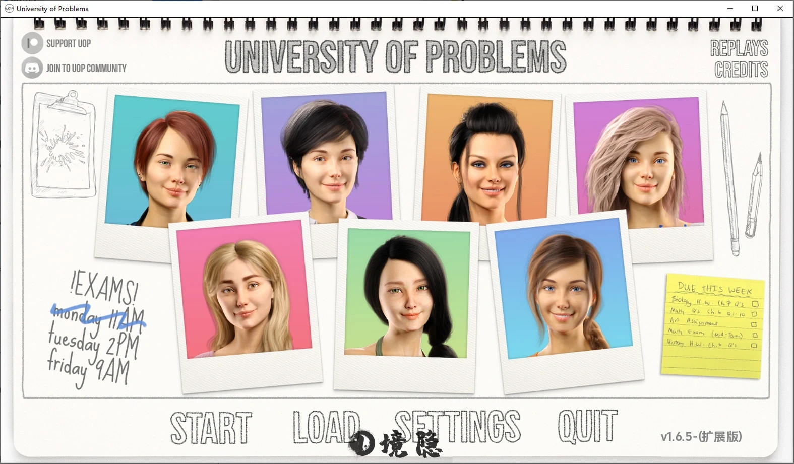 [SLG/动态] 问题大学 学院情缘 University of Problems v1.6.5 Extended 汉化版 [15.70G] 电脑游戏 第1张