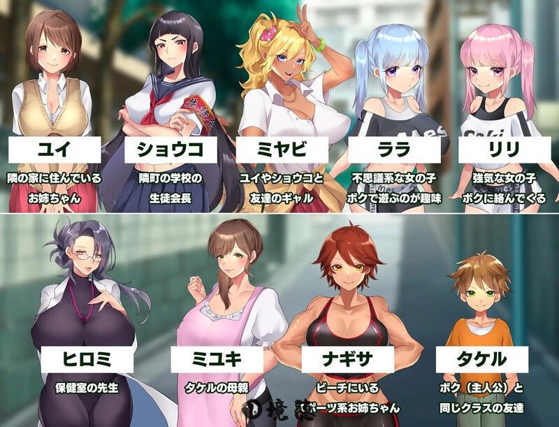 [日式RPG/动态] 满是姐姐的小镇上的美妙暑假 おねショタ町のえっちな夏休み 机翻版+存档 [2.20G] 电脑游戏 第2张