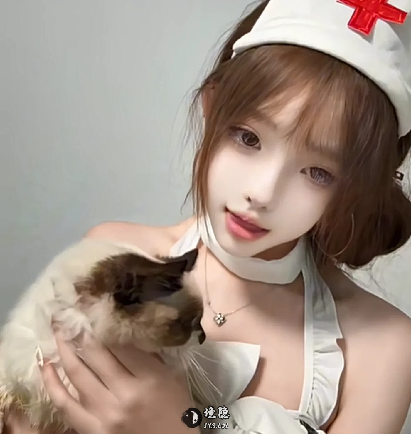 【抖音福利】网红脸大奶嫩妹【小鱼京子】46V