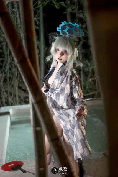 原版无水 纸悦Etsu_ko – 蔚蓝档案 间宵时雨 温泉 【63P1.06G】 写真合集 第1张-境隐社 15_.webp